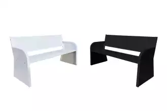 Banc de Tennis - personnalisable - en acier électrozingué - couleurs au choix