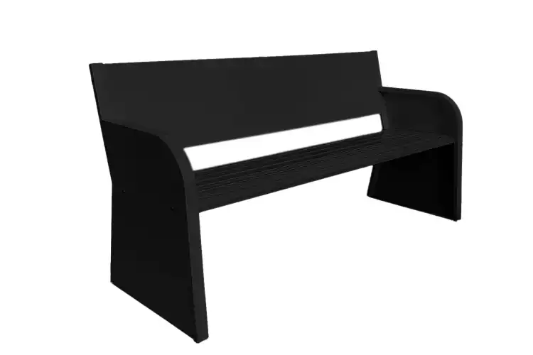 Image du produit : Banc de Tennis - personnalisable - en acier électrozingué - couleurs au choix