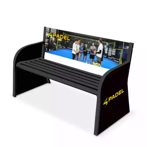 Image du produit : Banc de Tennis - personnalisable - en acier électrozingué - couleurs au choix