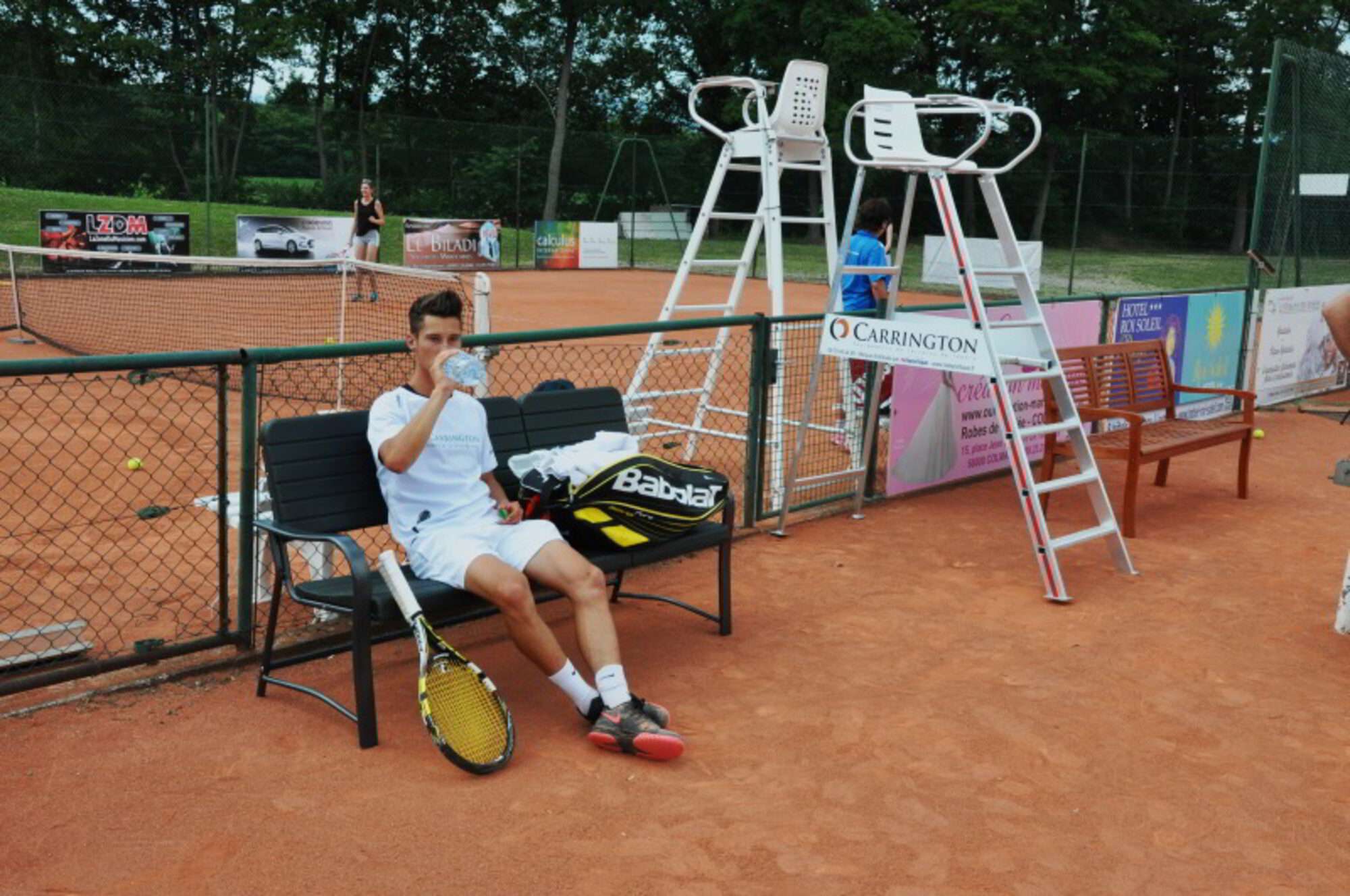 Image du produit : Banc tennis CARRINGTON® PVC 1,60 m