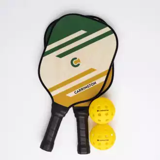 Pickleball - Raquette et balle en bois (lot de 2)