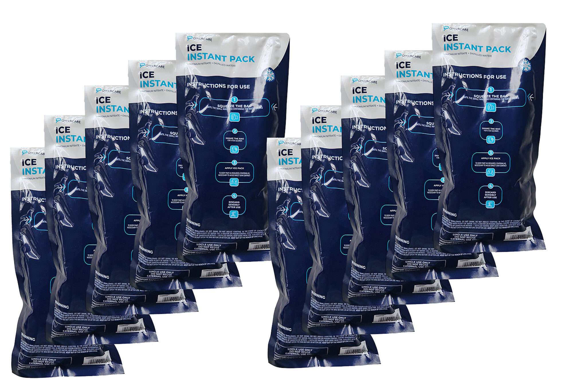 Image du produit : Lot de 10 poches de froid instantanée 27x13 cm