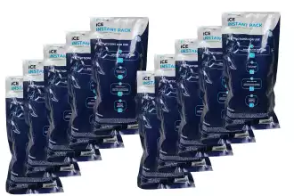 Lot de 10 poches de froid instantanée 27x13 cm