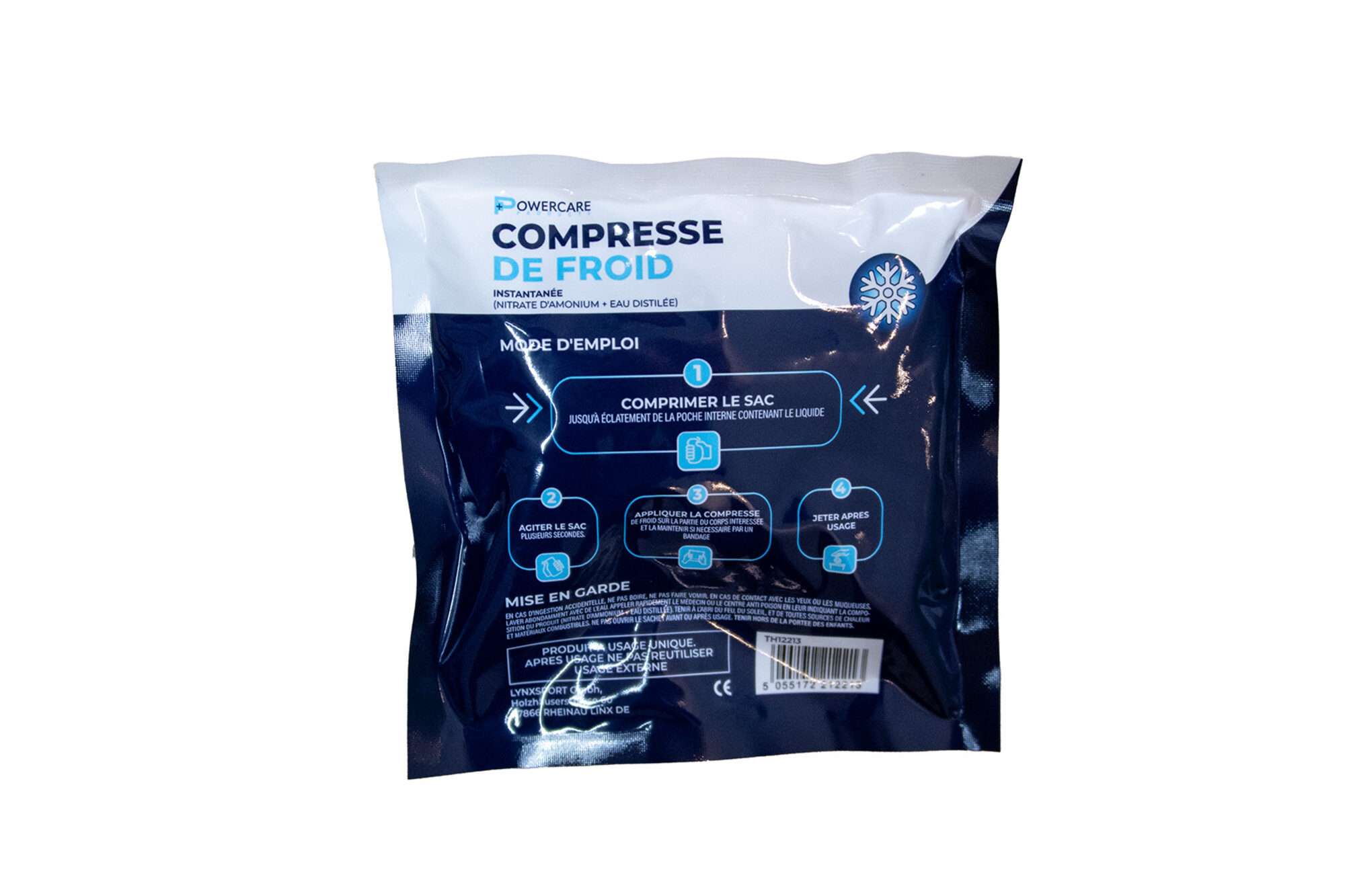 Image du produit : Lot de 10 poche de froid instantanée 15 x 15 cm