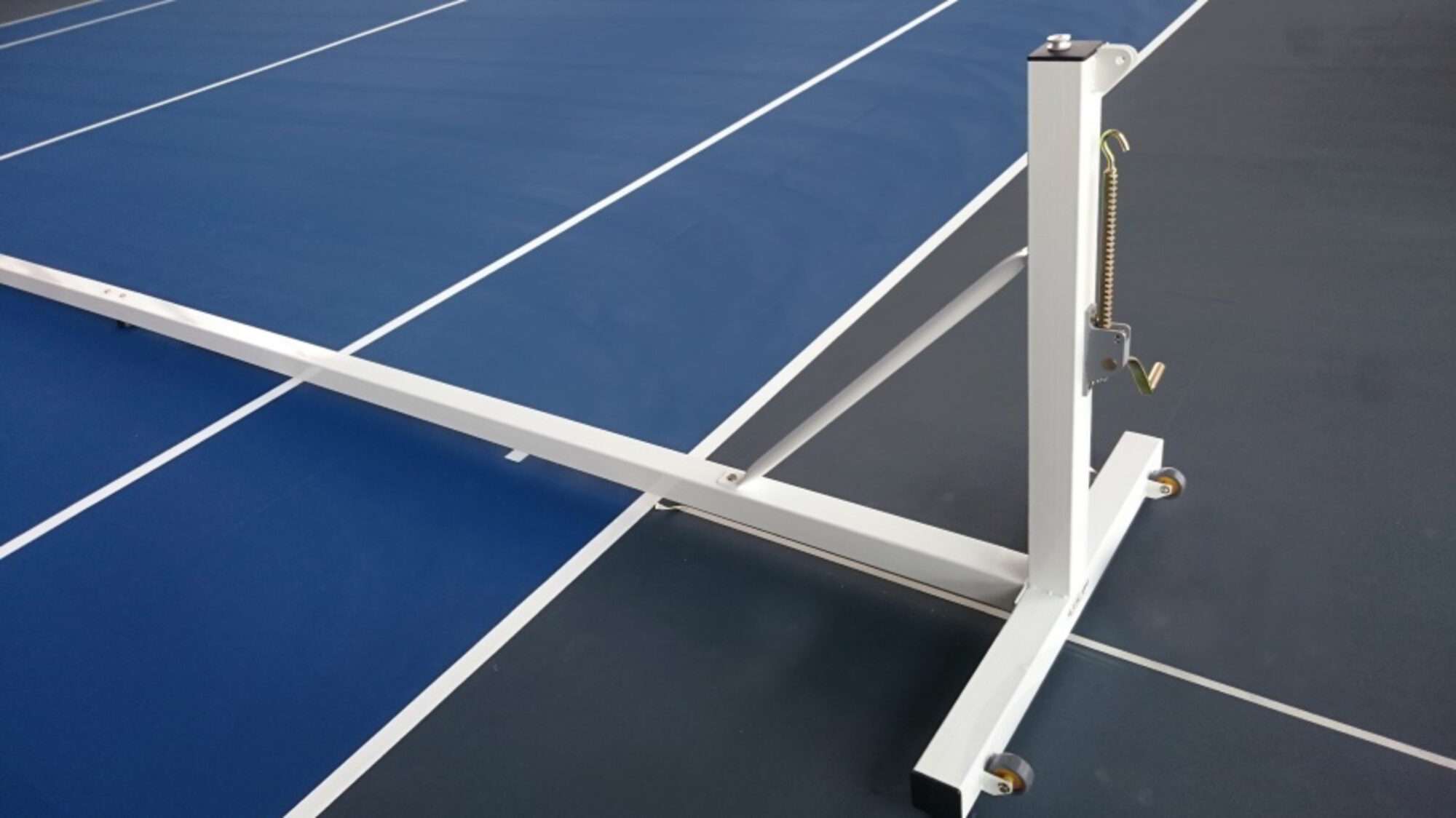 Image du produit : Poteau de tennis intégral transportable en acier galvanisé