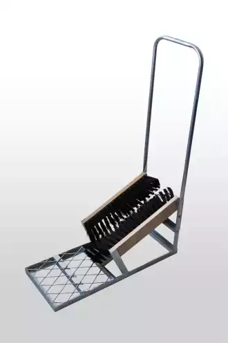 Brosse - pieds chaussures en bois deluxe