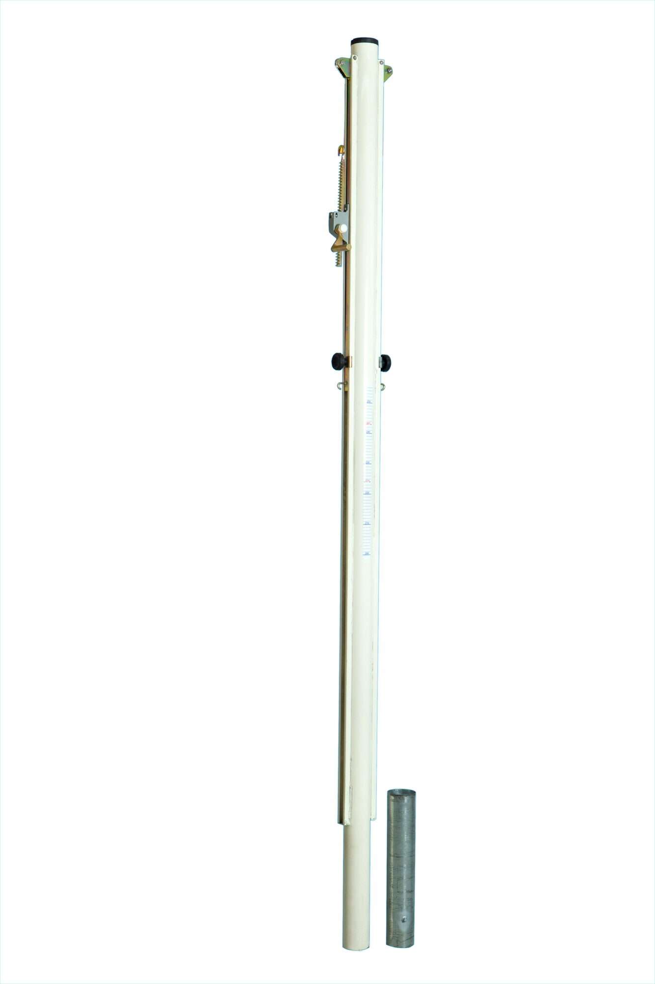 Image du produit : Poteau de volleyball central Ø acier 90mm - Plusieurs terrains - Avec fourreaux